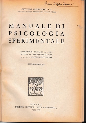 Manuale psicologia - di,