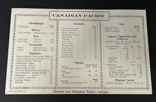 Canadian pacific cocktails - pacific,