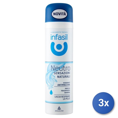 Infasil deodorante spray - 3x,