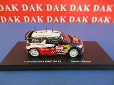 Die cast 1/43 Modellino Auto Citroen DS3 WRC Rally Alsace 2012 S. Loeb