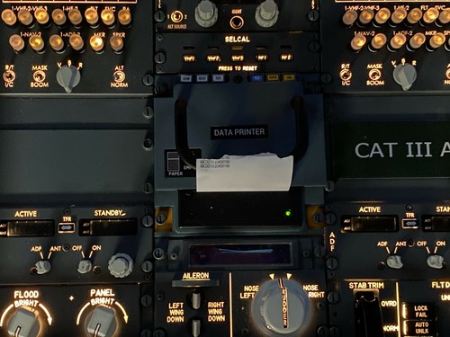 Boeing 737 style - acars, printer