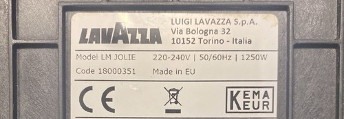 700 800 jolie - jolie, lavazza