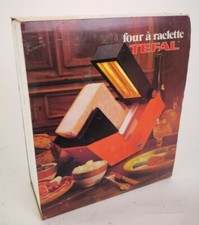 Forno x Fomaggio Four à Raclette TEFAL Orange retro vintage'70 grill fonduta-31Q