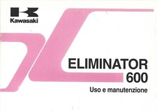 Kawasaki ELIMINATOR 600 - Manuale Uso Manutenzione 1996 Originale  Motocicletta