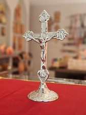 Croce da altare in ottone