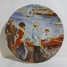 I114137 Piatto in ceramica Seltmann Weiden E. Bavaria - RENOIR Canottieri a Chat