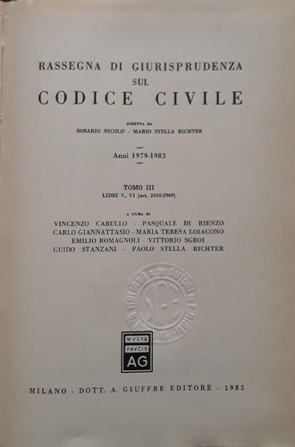 Rassegna giurisprudenza sul - rassegna,
