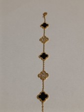 Bracciale Trifoglio Placcato