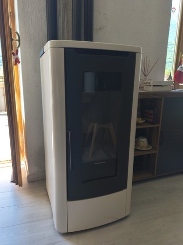 Stufa pellet canalizzata 12kw - pellet,