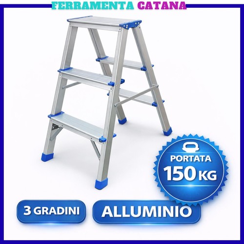 Sgabello pieghevole scaletta - sgabello, 3