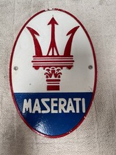 Maserati Wall Plaque Cast