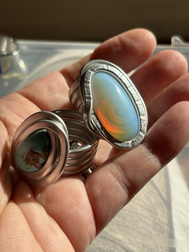 Lotto anelli anello alluminio - lotto,