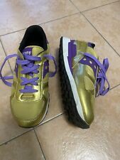 Saucony Shadow Original Scarpe da Ginnastica per Donna - Oro E Viola, Numero 37