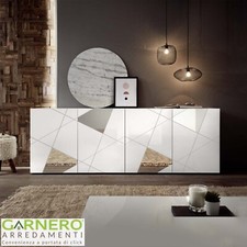 Madia 4 ante moderna  bianco