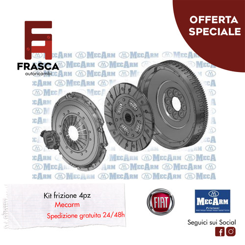 Kit frizione 4pz mecarm - kit,