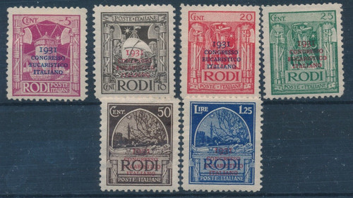 1931 isole egeo congresso - egeo,