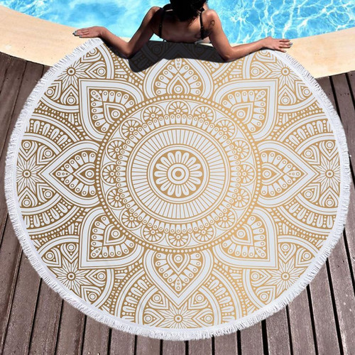 Telo mare rotondo mandala - telo,
