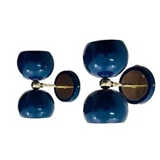 Coppia di 2 lampade da parete