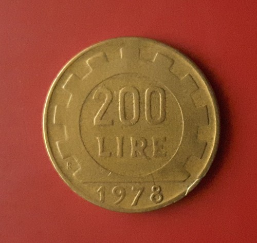 200 lire 1978 errore rottura - 1978,
