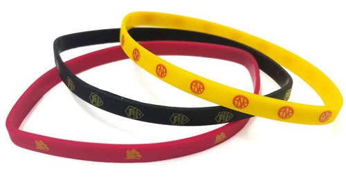 Tris braccialetti silicone - braccialetti,