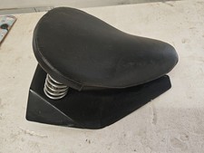 Sella a molle moto Custom/Harley  con piastra di fissaggio, usata