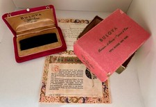 BULOVA Vintage Original Scatola + Garanzia,   Box blank Warranty Bond 1930s/40s.