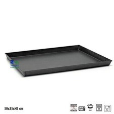 TEGLIA TEGAME LASAGNERA SFORNATUTTO IN FERRO BLU-SVASATA Cm. 50x35x3 h PIZZA