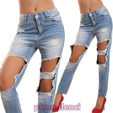 Womens Jeans Tear Up Boyfriend