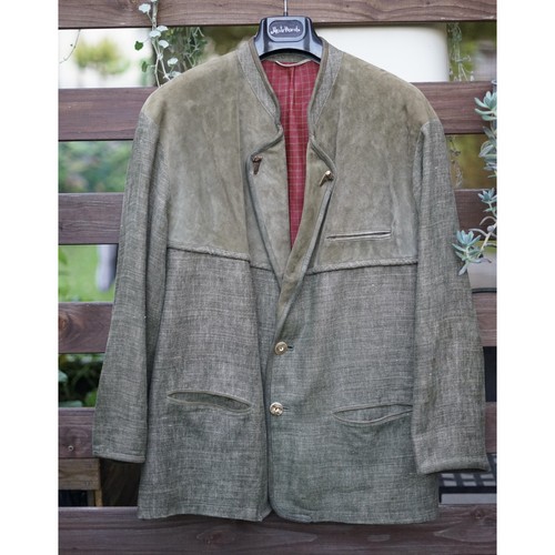 Giacca lino pelle 54 - in, lino/