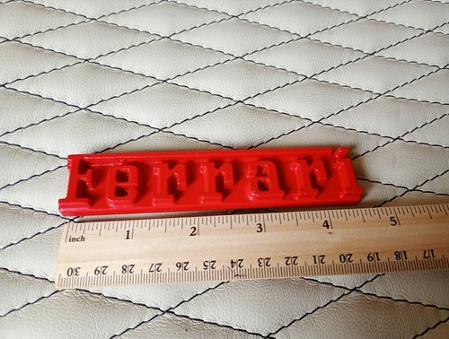 Ferrari script badge - ferrari,