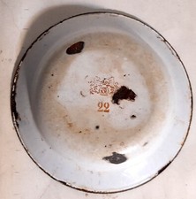 Antico piatto metallo - metallo, s.v
