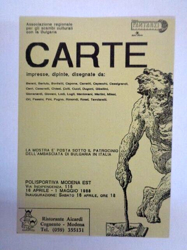 Carte cartolina mostra - carte,