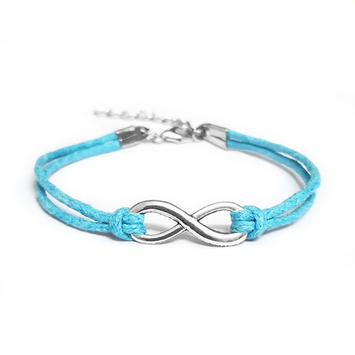 Bracciale turchese infinito - turchese,