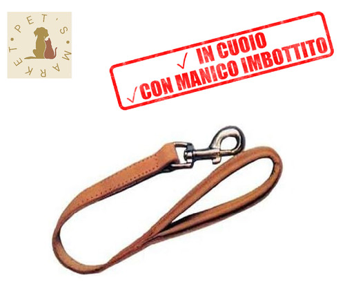 Guinzaglio cuoio per cane - cuoio,