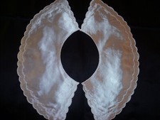 COLLO BIANCO TESSUTO COTONE RASO SARTORIA 36 X 12 CM VEDI FOTO INFO