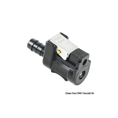 Connettore carburante femmina - connettore,