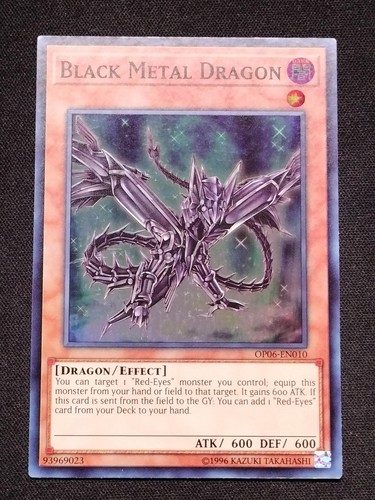 Black metal dragon op06 en010 - metal, op06-en010