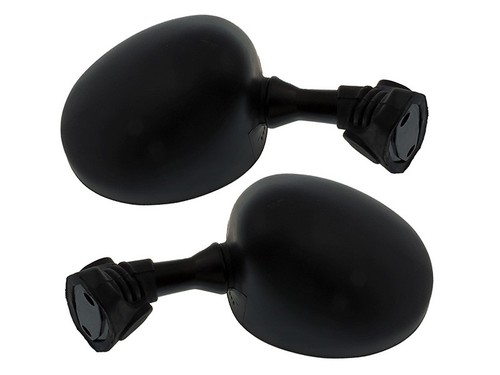 Coppia specchietti neri