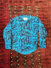 vintage 80s button up shirt M