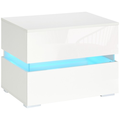 Homcom comodino con luce - luce, led