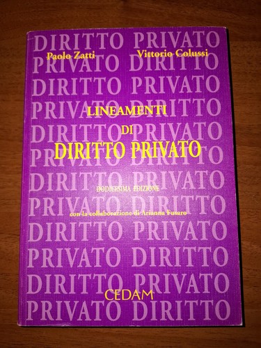 Lineamenti diritto privato - di,