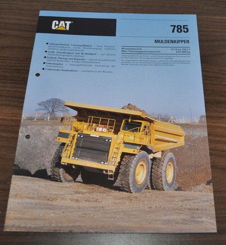Brochure caterpillar 785 - caterpillar,