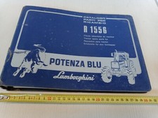 manuale catalogo ricambi originale trattore 1982 Lamborghini R 1556 multilingua