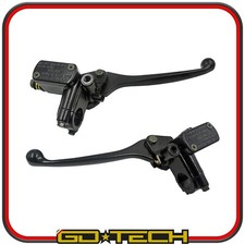 COPPIA POMPE FRENO MOTO SCOOTER PIT BIKE UNIVERSALI ANTERIORE DX e POSTERIORE SX