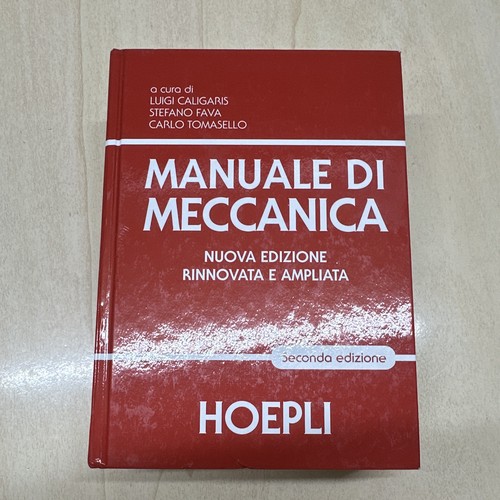 Hoepli manuale meccanica - manuale, di