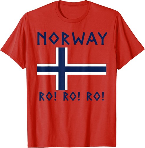 Shirt bandiera norvegese ro - bandiera,