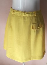 Gonna estiva  corta gialla tg 44
