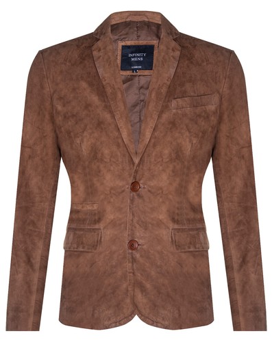 Giacca blazer slim suede - blazer,