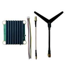Trasmettitore Audio Video FPV 1.2G 1.3G 3W VTX 3000mW 9 Canali con Antenna 5770