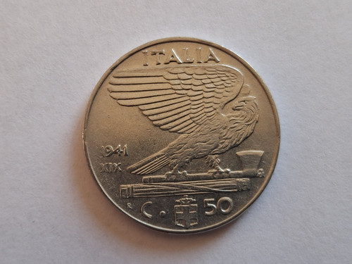 Moneta italiana lire - moneta, 50
